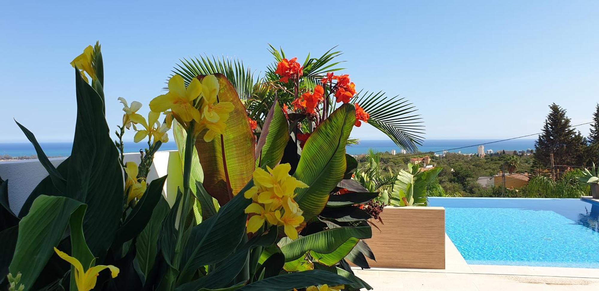 Happyplace - With Panoramic Sea View Heated Infinity Saltwater Pool Villa